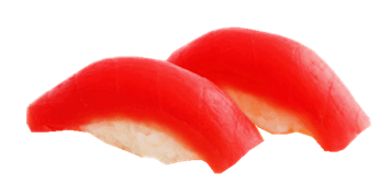 Sushi thon servis par paire